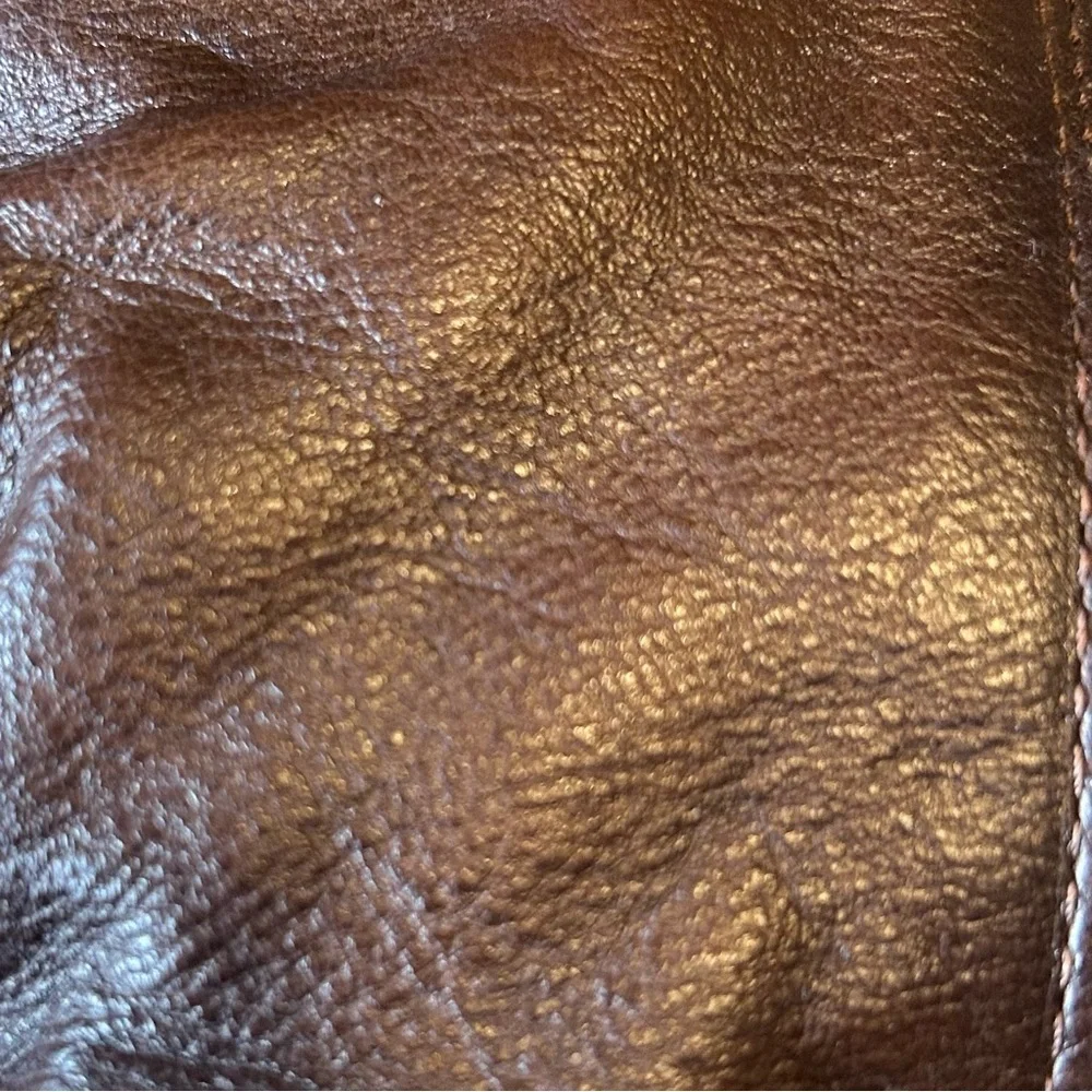 ALDO VINTAGE Brown Leather Riding Boots Dark Academia Equestrian Size 7 - Picture 8 of 11